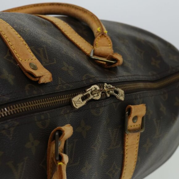 LOUIS VUITTON Monogram Keepall 50 Boston Bag M41426 LV Auth - Picture 8 of 13